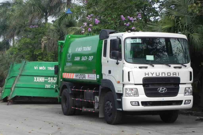 Xe ép rác Hyundai 12m3 - 14m3 mới nhất