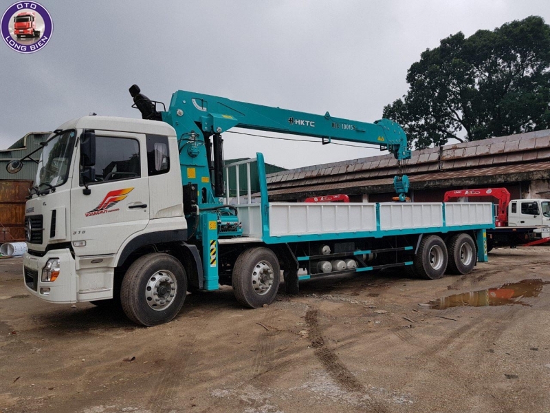 Xe Dongfeng gắn cẩu tự hành 12 tấn HKTC