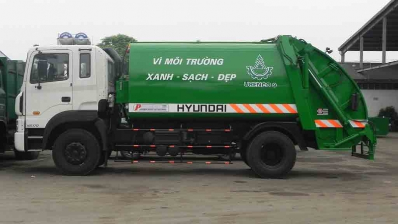 Xe ép rác Hyundai 12m3 - 14m3 mới nhất