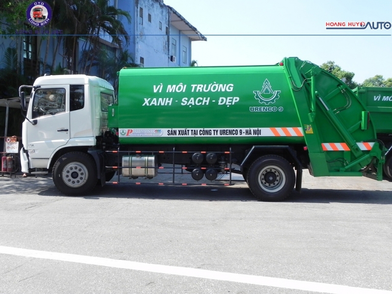 Xe ép rác Dongfeng 14 khối (14m3) mới 2023