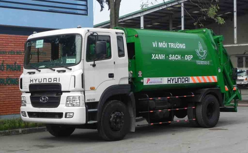 Xe ép rác Hyundai 12m3 - 14m3 mới nhất