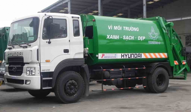 Xe ép rác Hyundai 12m3 - 14m3 mới nhất