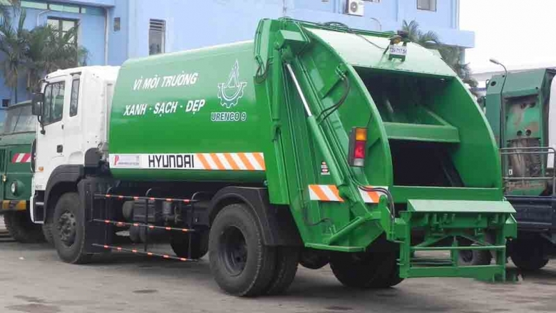 Xe ép rác Hyundai 12m3 - 14m3 mới nhất
