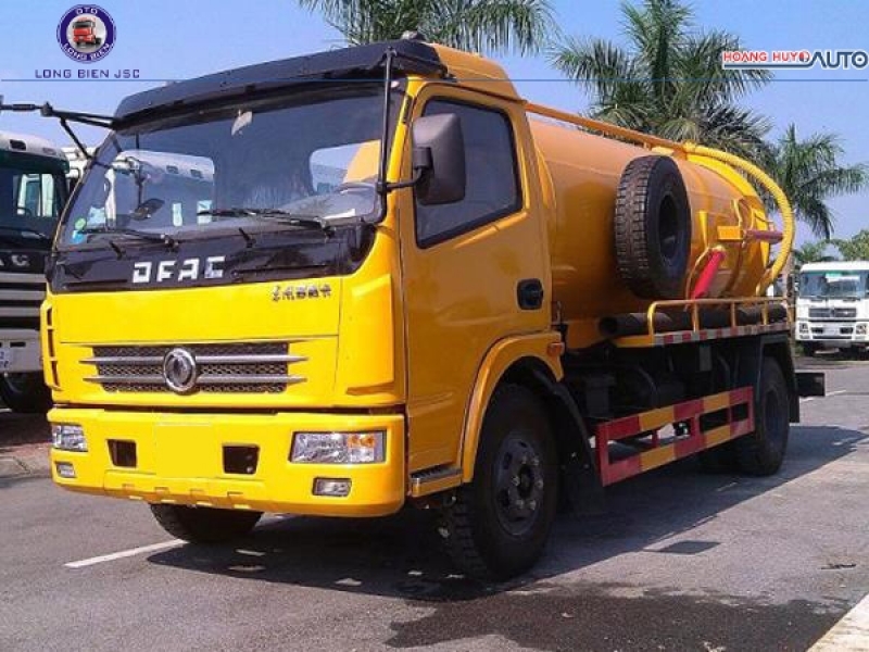 Xe hút bùn, hút bể phốt, hút hầm cầu Dongfeng 6m3 2023