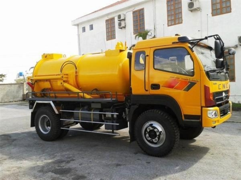 Xe hút bùn, hút bể phốt, hút hầm cầu Dongfeng 6m3 2023