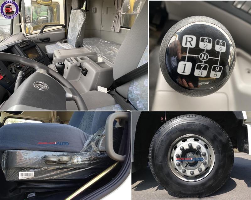 Xe Dongfeng gắn cẩu tự hành 12 tấn HKTC